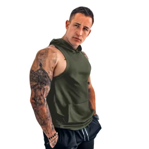 Wholesale Men's Sports Hoodie Vest